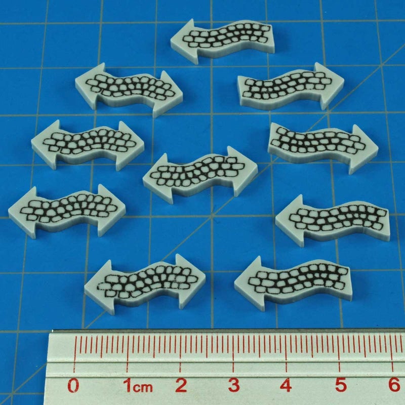 LITKO Pathway Tokens | Compatible with Arkham Horror LCG | Cthulhu Games | Eldritch Horror | Grey | Pack of 10 (Variety) - Image 2